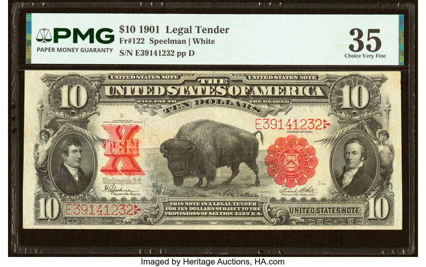 1901 $10  (Fr. 122) thumbnail 5