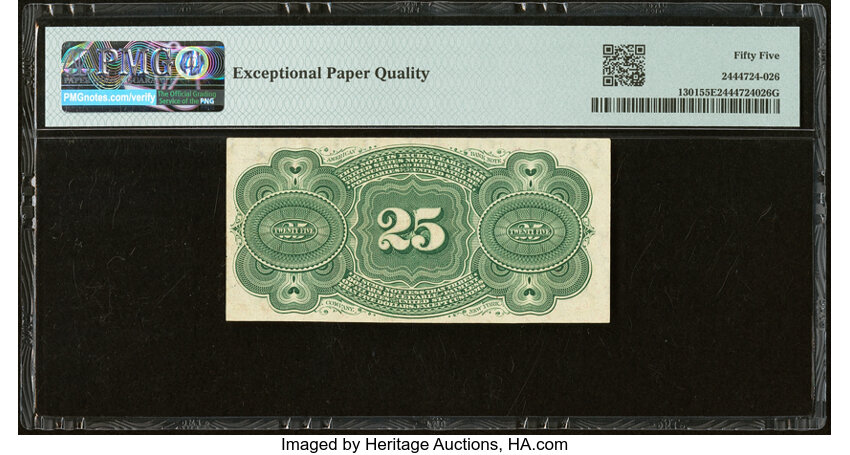  25c Bust of George Washington (Fr. 1301) thumbnail 13
