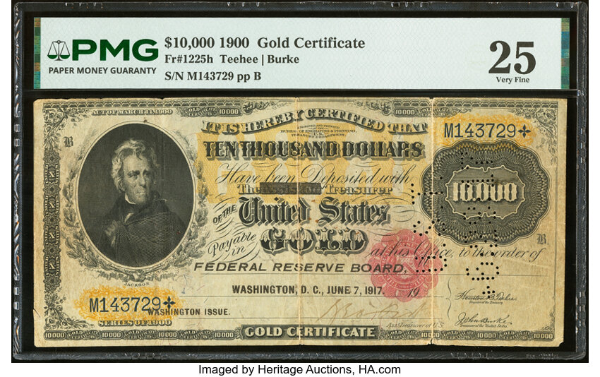 1900 $10,000  (Fr. 1225h) thumbnail 8