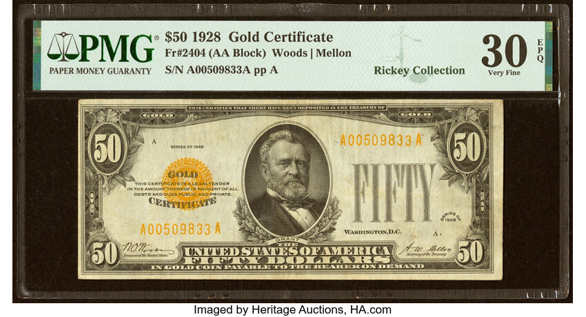 1928 $50  (Fr. 2404) thumbnail 7