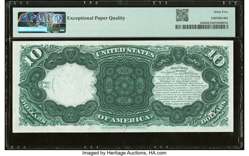 1880 $10  (Fr. 102) thumbnail 9