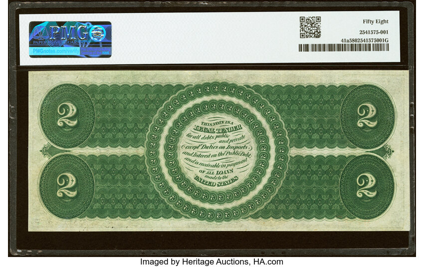 1862 $2  Seal Type 2 (Fr. 41a) thumbnail 9