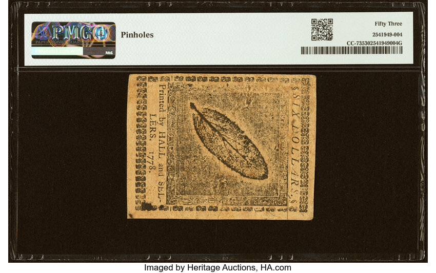 Apr 11, 1778 $6  Continental Congress, Yorktown (Fr. CC73) thumbnail 4