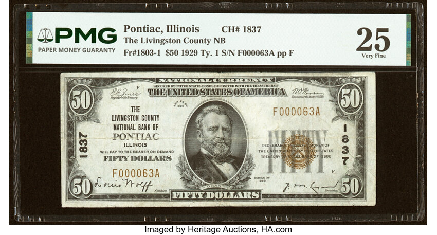 1929 $50  Type 1 (Fr. 1803-1) thumbnail 7
