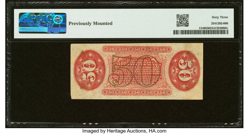  50c Seated Figure of Justice (Fr. 1349) thumbnail 5