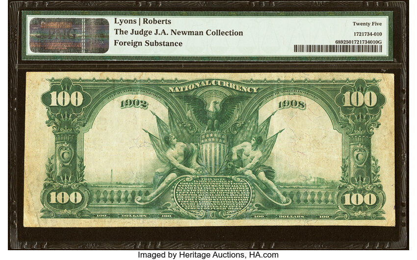 1902 $100  3rd Charter Period, 2nd Issue, Date Back (Fr. 689) thumbnail 8