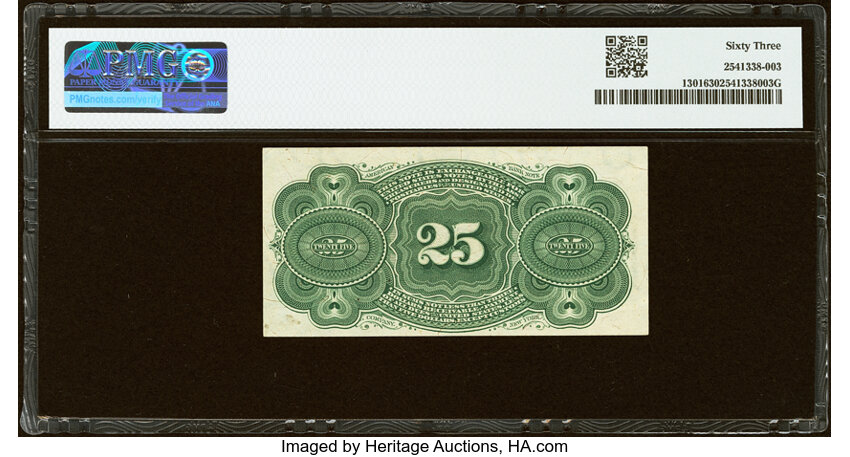  25c Bust of George Washington (Fr. 1301) thumbnail 17