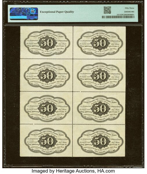  50c Five Stamps Obverse (Fr. 1311) thumbnail 6