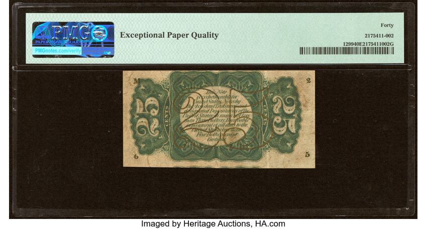  25c Bust of Wm.Fessenden (Fr. 1299) thumbnail 5