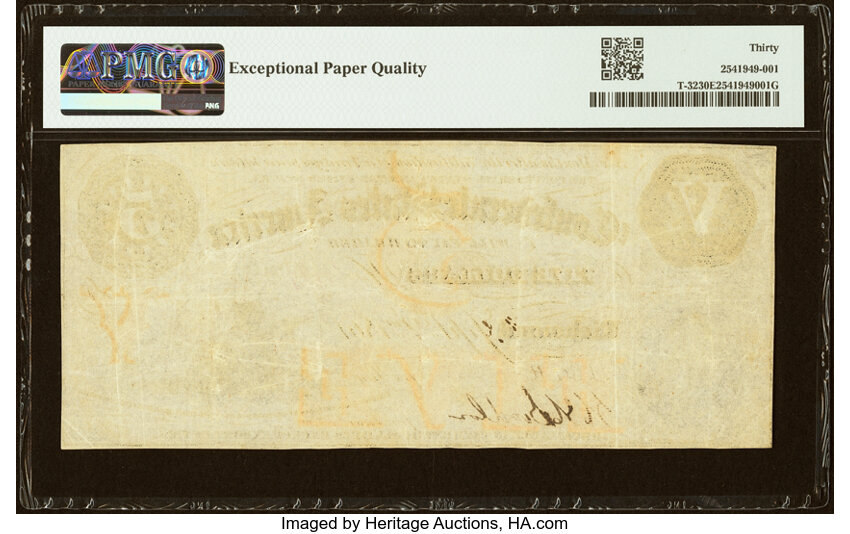 1861 $5  September 2, 1861 (Fr. T32) thumbnail 12