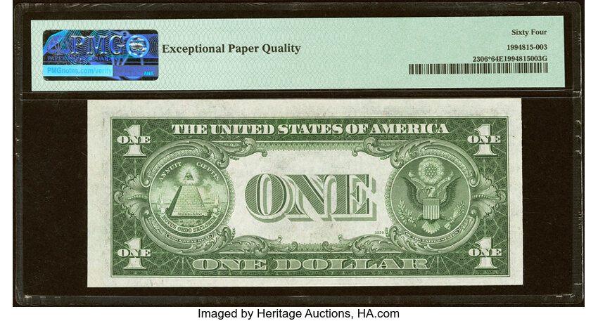 1935A $1  North Africa, Star Replacement (Fr. 2306*) thumbnail 12