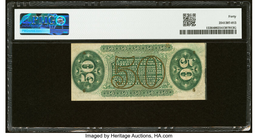  50c Head of General Spinner (Fr. 1336) thumbnail 9