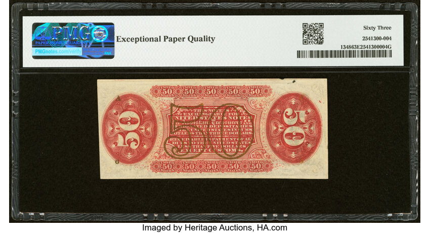  50c Seated Figure of Justice (Fr. 1348) thumbnail 6