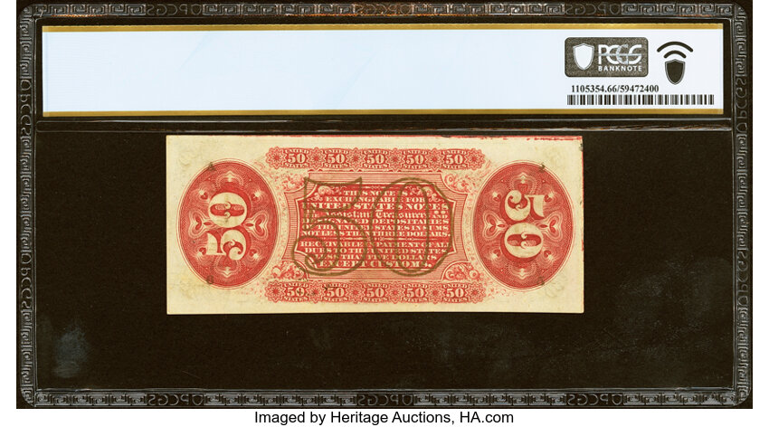  50c Head of General Spinner (Fr. 1325) thumbnail 9
