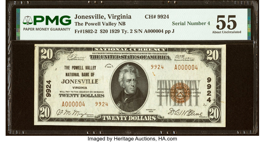 1929 $20  Type 2 (Fr. 1802-2) thumbnail 6