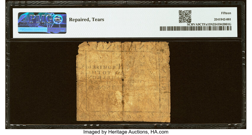 May 7, 1781 $2,000  Virginia (Fr. VA225) thumbnail 20