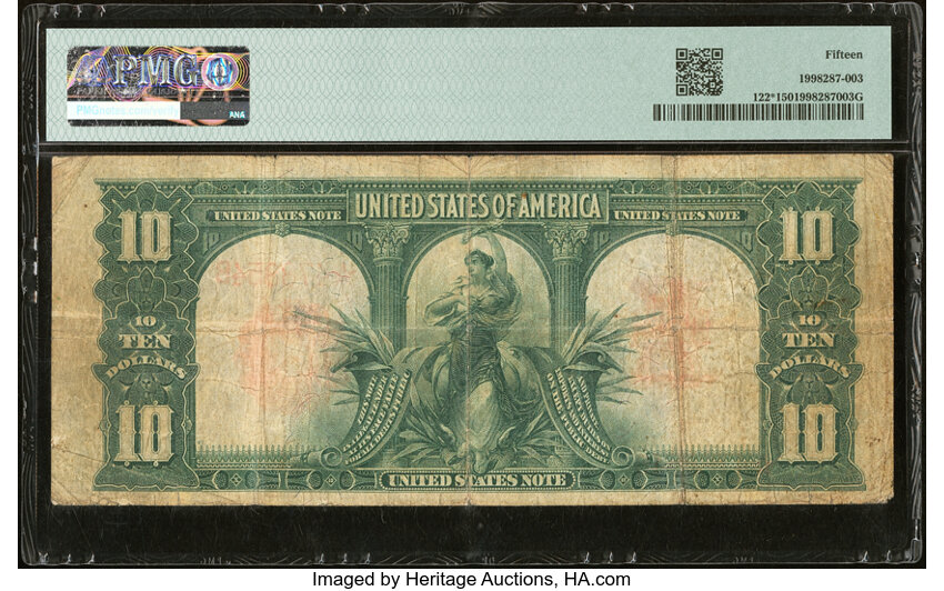 1901 $10  Star Replacement (Fr. 122*) thumbnail 8