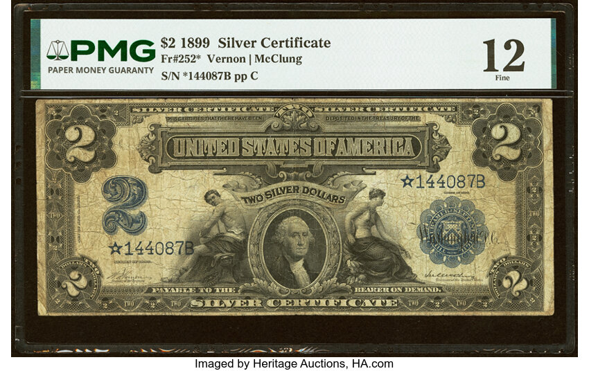 1899 $2  Star Replacement (Fr. 252*) thumbnail 2