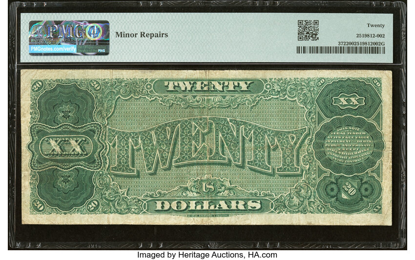1890 $20  (Fr. 372) thumbnail 8