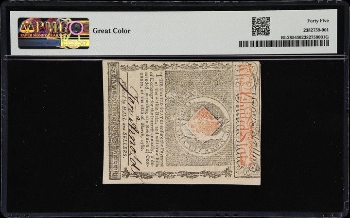 Jul 2, 1780 $4  Rhode Island (Fr. RI285) thumbnail 7