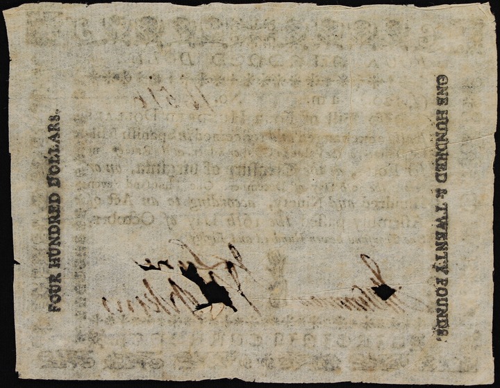 Oct 16, 1780 $400  Virginia (Fr. VA195) thumbnail 4