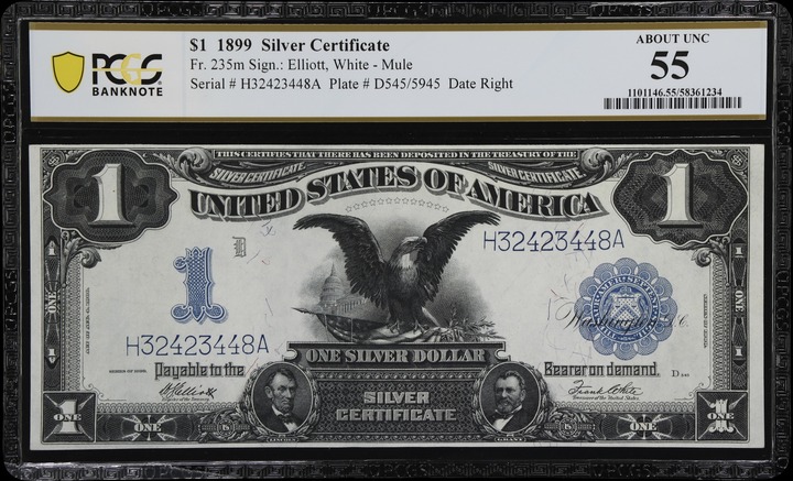 1899 $1 Mule (Fr. 235m)