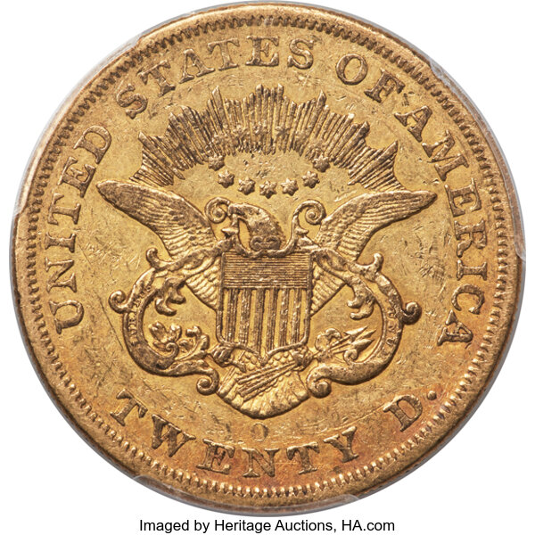 1858-O $20  MS thumbnail 10