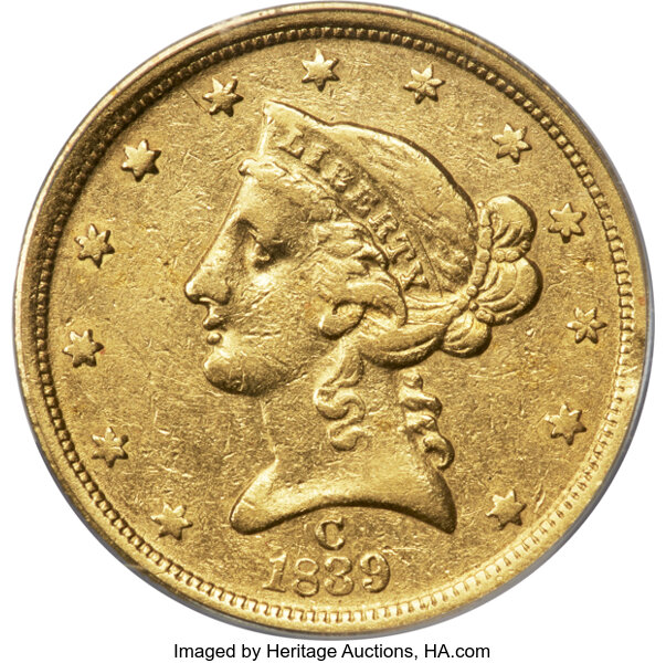 1839-C $5  MS thumbnail 2