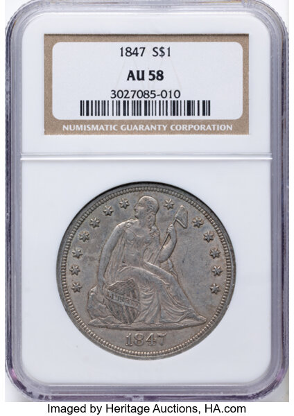 1847 $1  MS thumbnail 3