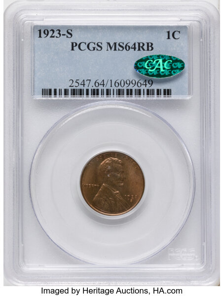 1923-S 1c MS RB thumbnail 3
