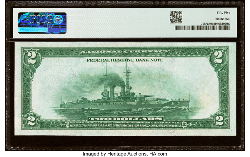 1918 $2  San Francisco, Star Replacement (Fr. 778*) thumbnail 2