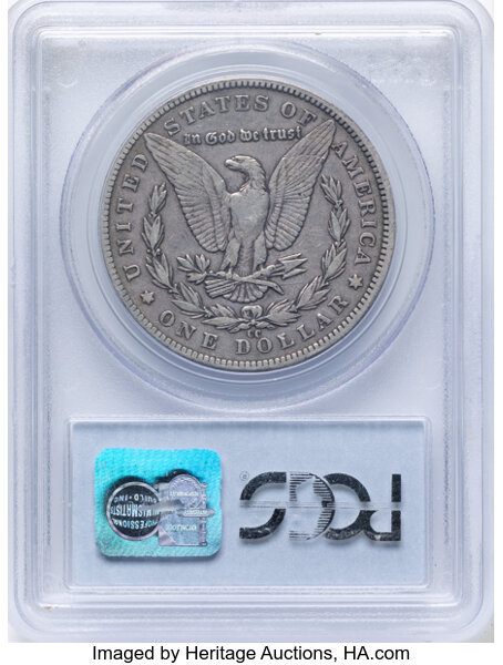 Morgan $1  Carson City Mint [Type] VF30 thumbnail 2
