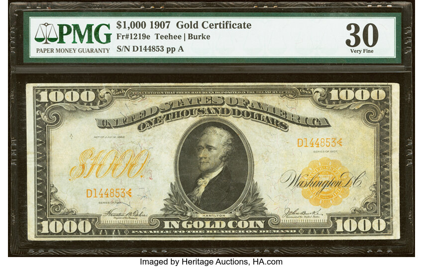 1907 $1,000  (Fr. 1219e) thumbnail 3