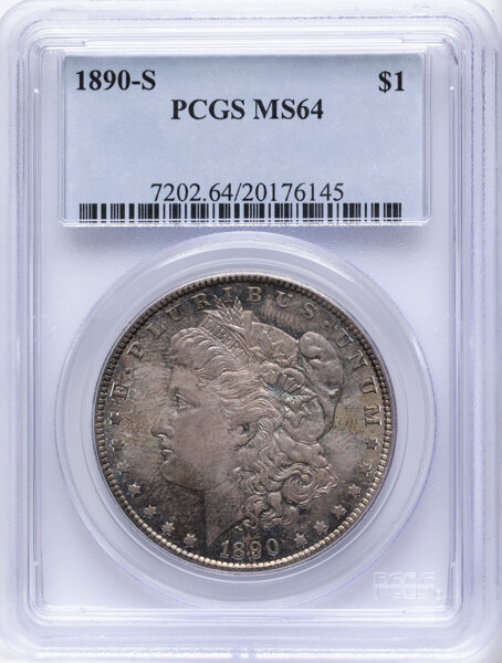 1890-S $1 MS64 CAC thumbnail 5