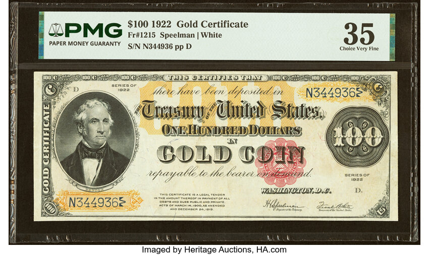 1922 $100  (Fr. 1215) thumbnail 6