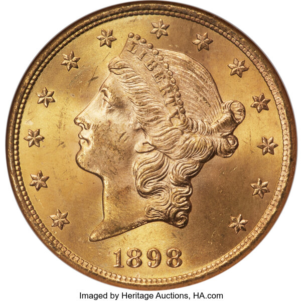 1898-S $20  MS thumbnail 4
