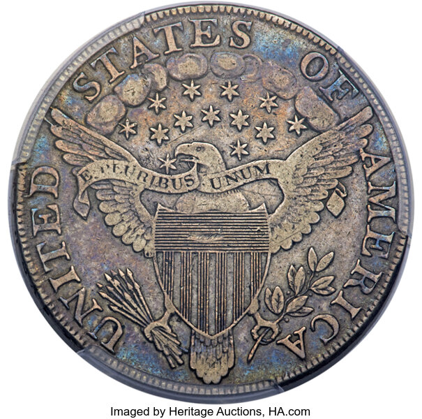 1802 $1  Narrow Date, B-6, BB-241 MS thumbnail 19