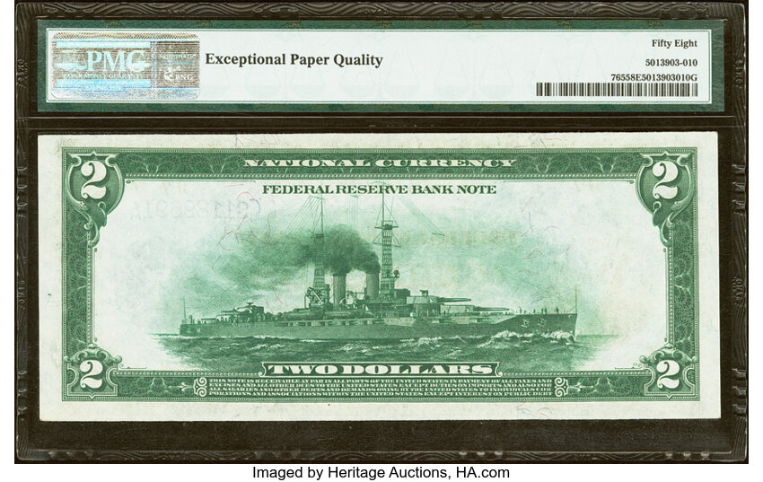 1918 $2  Chicago (Fr. 765) thumbnail 7