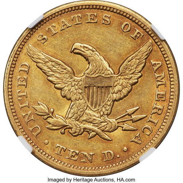 1850 $10  Small Date MS thumbnail 18