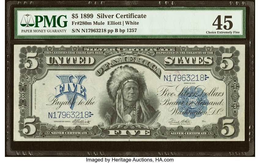 1899 $5  (Fr. 280) thumbnail 2