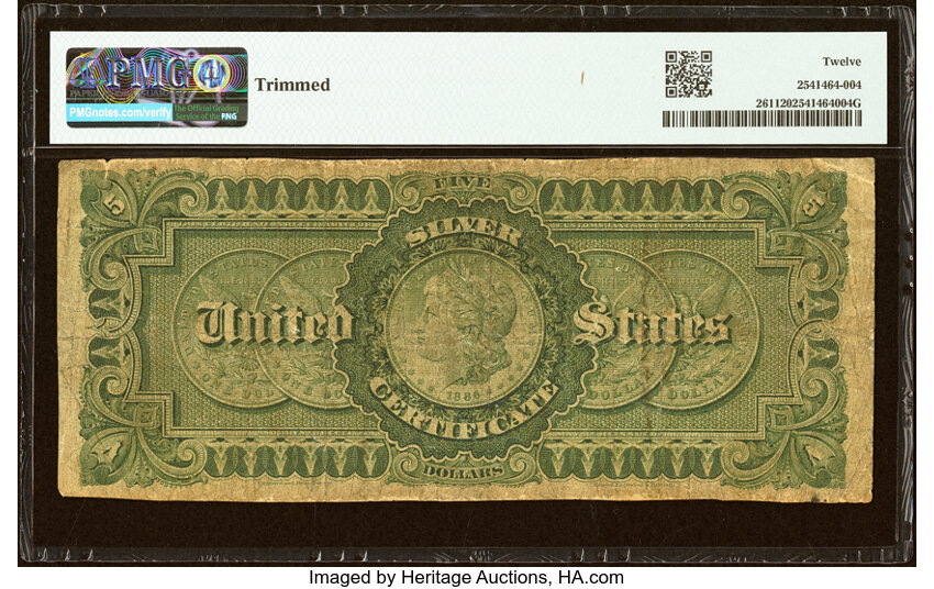 1886 $5  (Fr. 261) thumbnail 12
