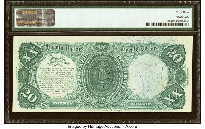 1878 $20  (Fr. 129) thumbnail 5