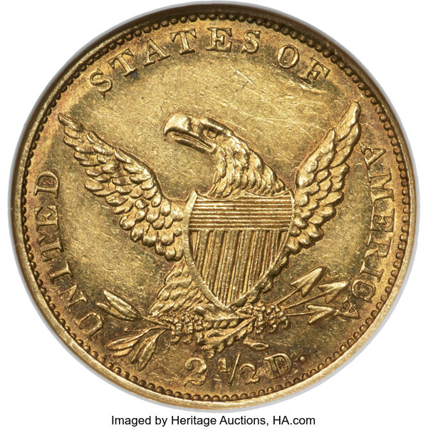 1834 $2 1/2 Classic Head, HM-1 MS thumbnail 8