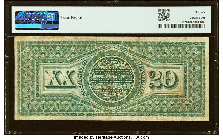 1869 $20  (Fr. 127) thumbnail 6