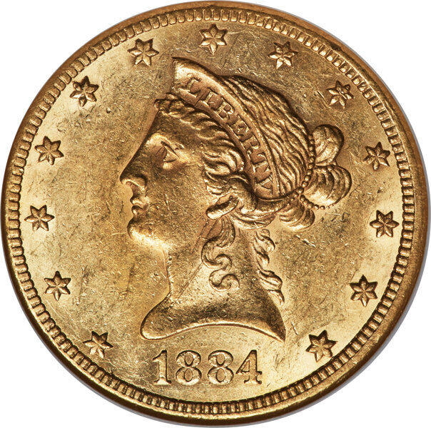 1884-CC $10  MS thumbnail 3