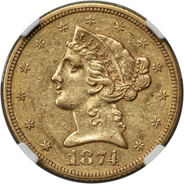 1874 $5  MS PL thumbnail 2
