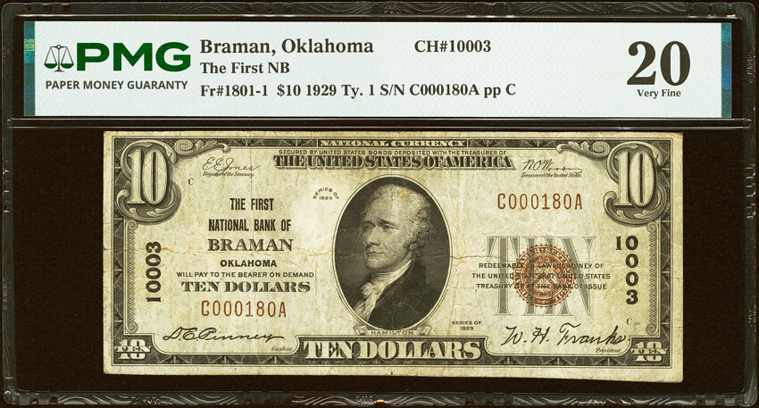 1929 $10  Type 1 (Fr. 1801-1) thumbnail 2