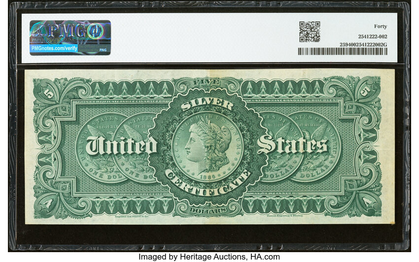 1886 $5  (Fr. 259) thumbnail 6