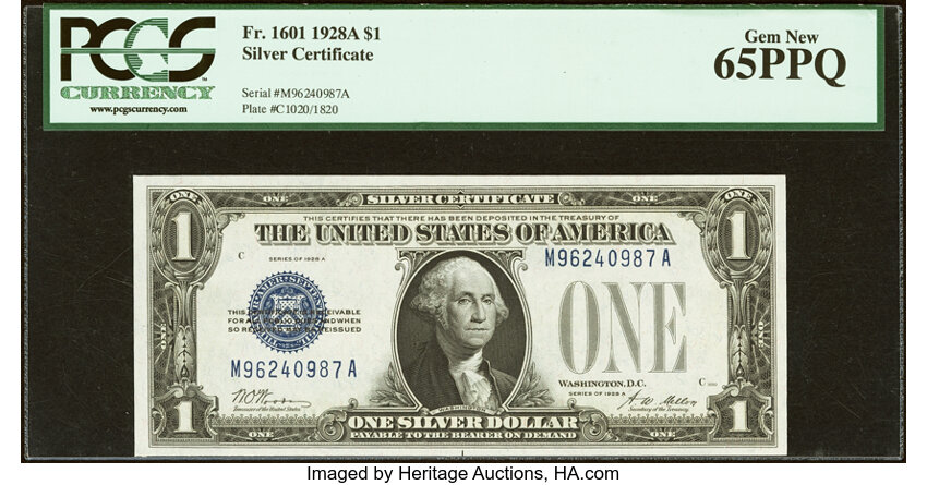 1928A $1  (Fr. 1601) thumbnail 3
