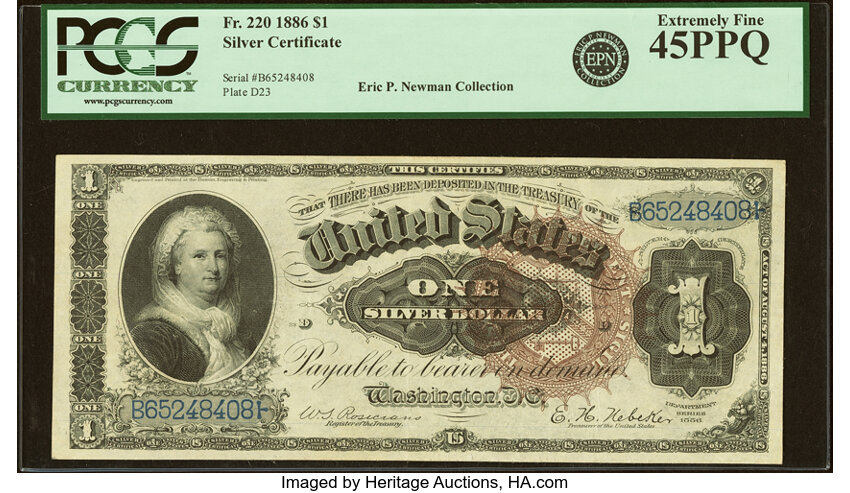 1886 $1  (Fr. 220) thumbnail 2